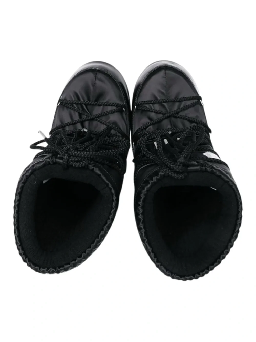 Moon Boots Black Icon Glance Kids Space Lunar Landing Size US 7c/9.5c New No Box